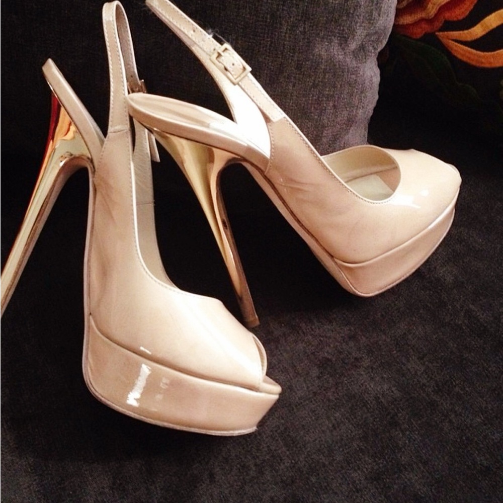 Jimmy Choo high heels .